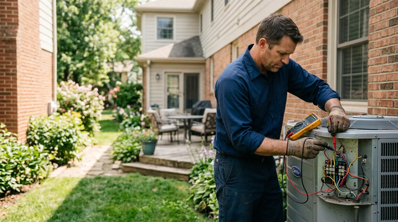 HVAC technician working near Hallam, NE